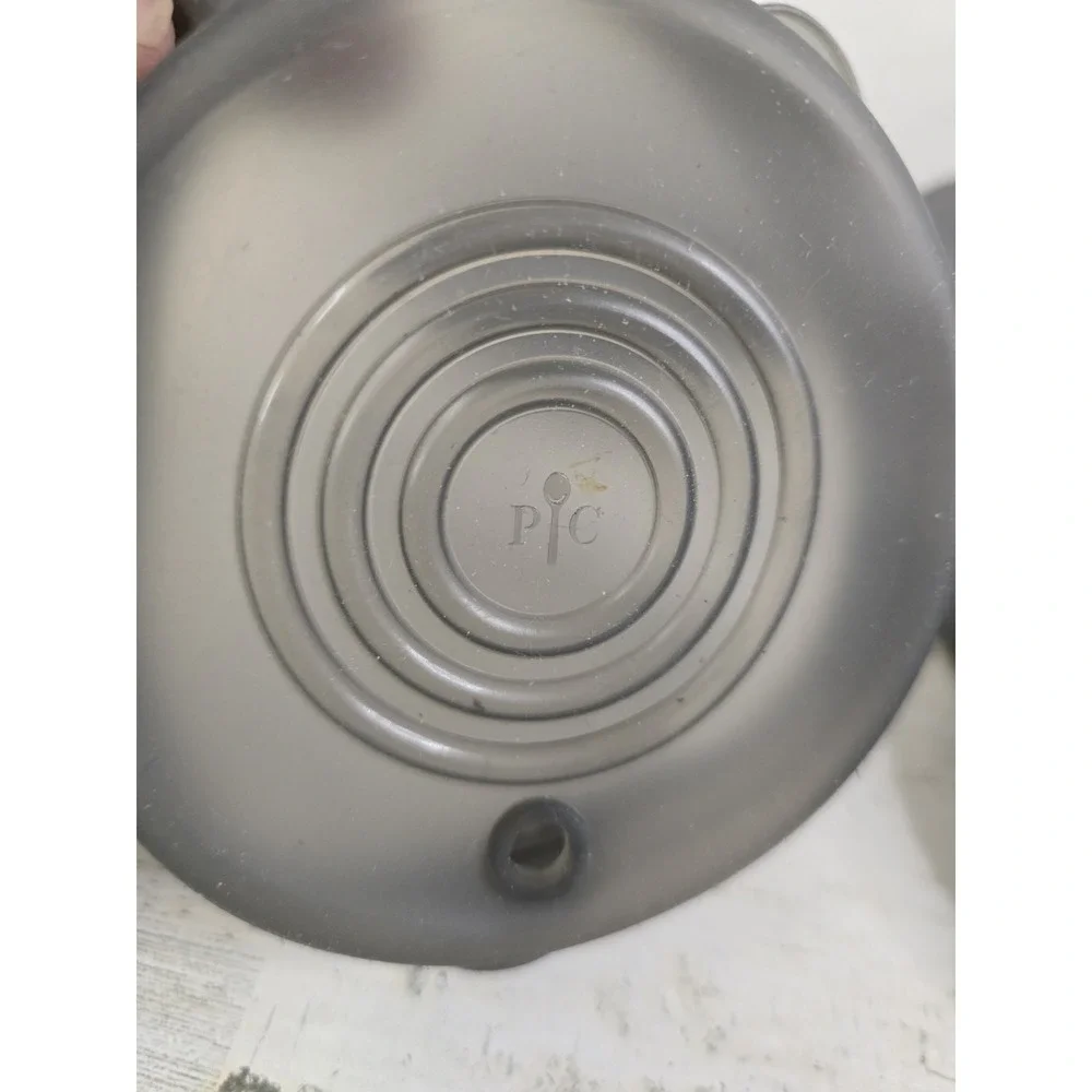 Pampered Chef Silicone Stretch Covers Set of 6 Smoke Grey Reusable Bowl Lids
